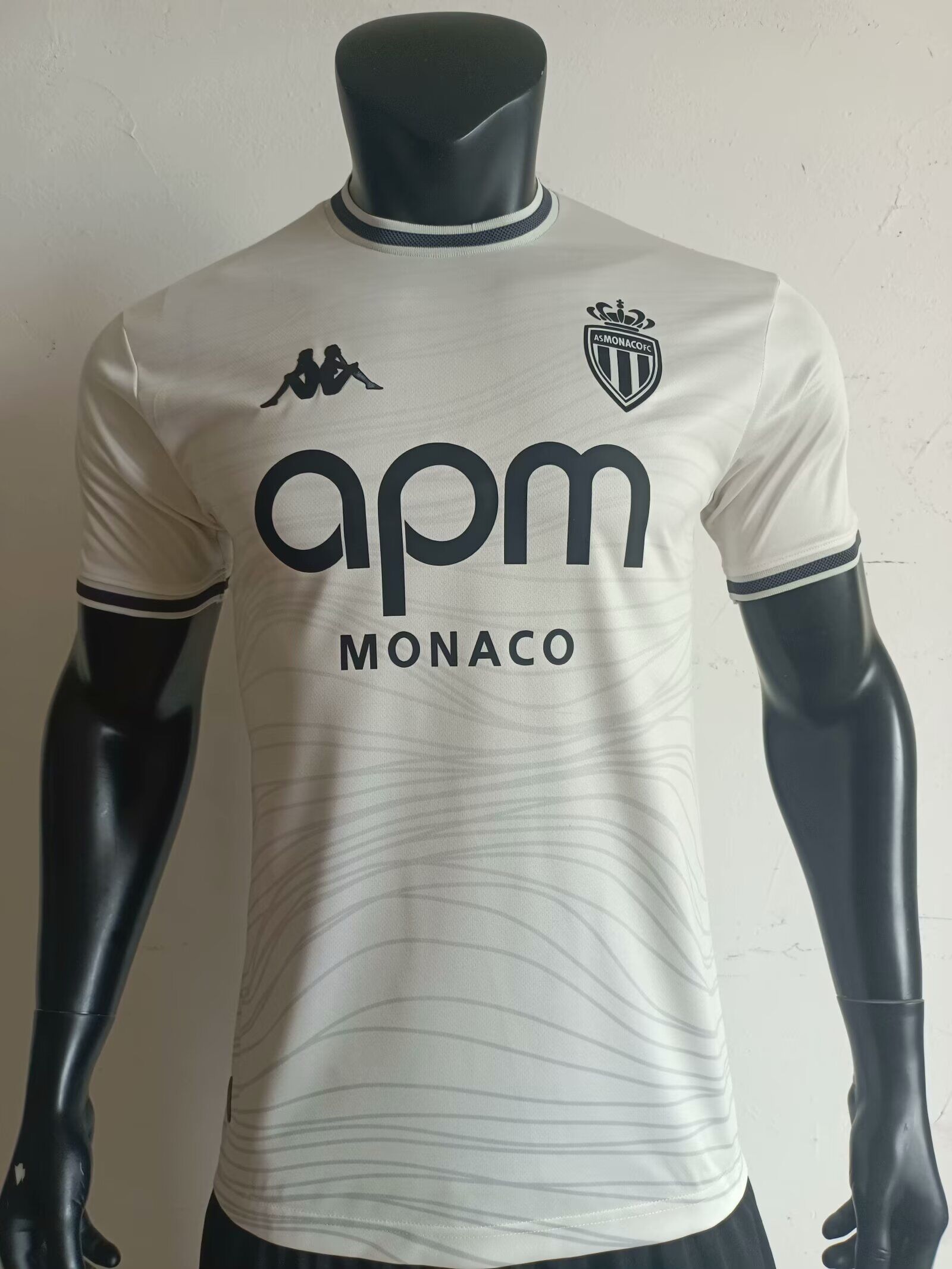 AAA Quality Monaco 24/25 Third White Soccer Jersey(Player)